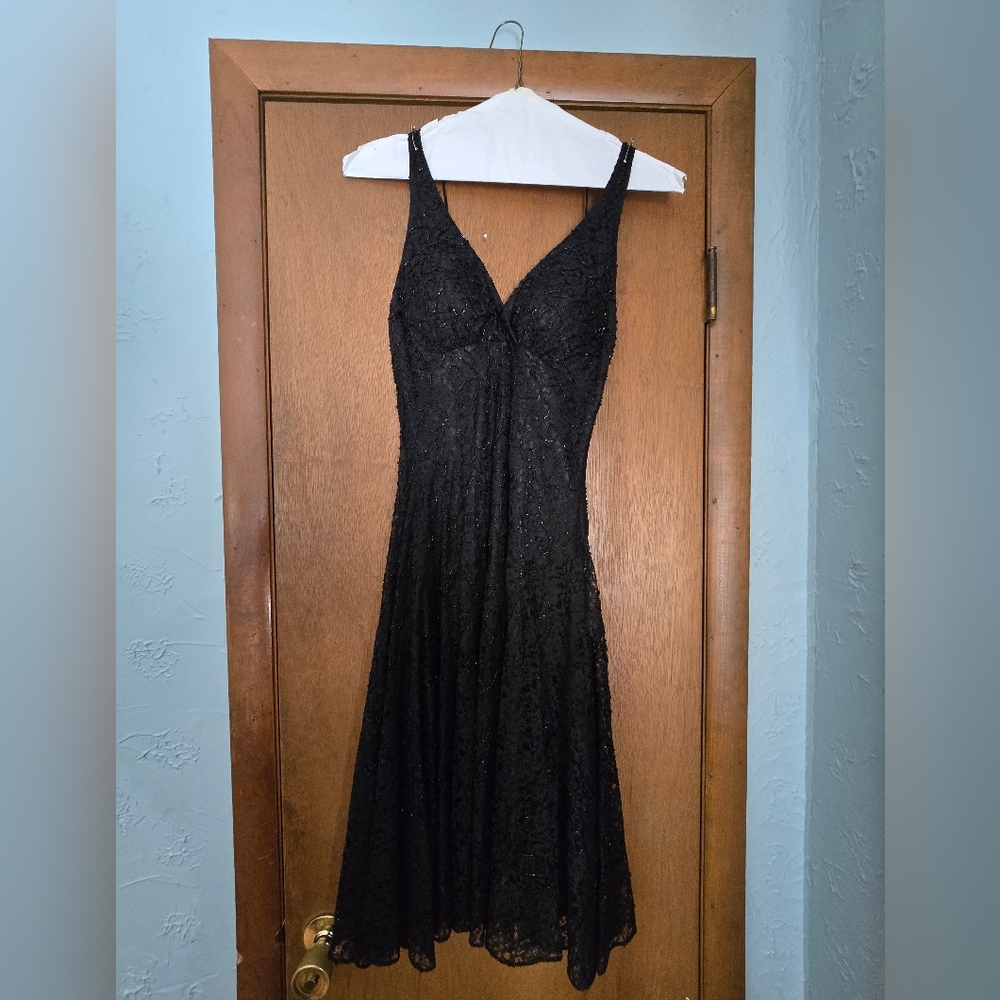 Elegant Cache Black Evening Dress